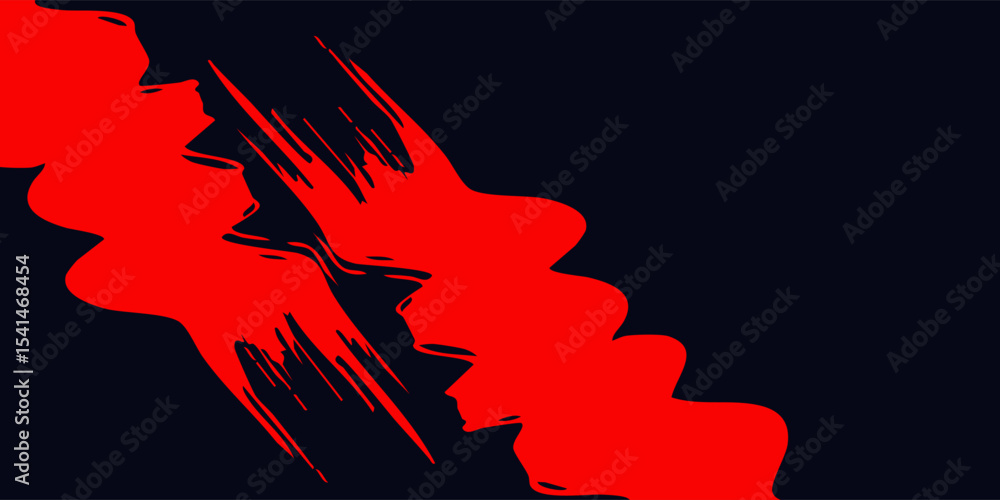 Poster abstract red diagonal line grunge texture in white background