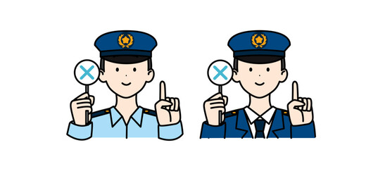 男性警察官2 これ だめ