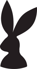 Silhouette Bunny Logo Design | Minimalist, Bold, and Iconic Vector Art