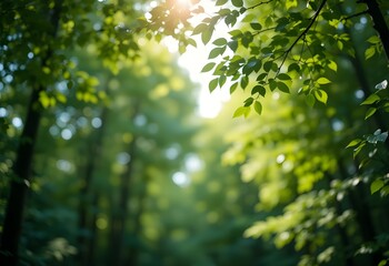 Fototapeta premium sunlight in the forest