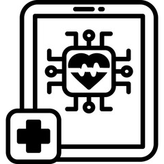 Ai Diagnosis mixed icon