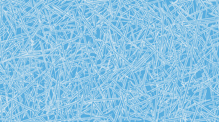 Linear patterns intersect abstractly in light blue background design element