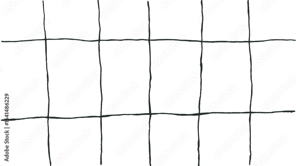 Poster simple black lines intersect forming grid against white background texture minimalism