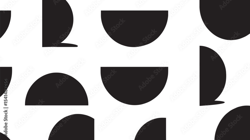 Poster abstract shapes creating minimalist composition monochromatic scenery details