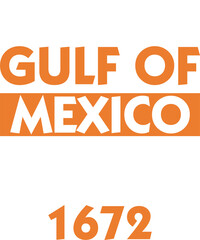 Gulf of Mexico Since 1672 Svg Design