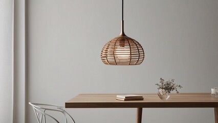Elegant Rattan Pendant Lamp Modern Minimalist Lighting Fixture for Home Decor