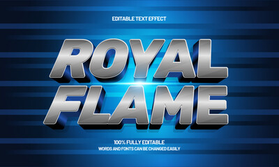 royal flame editable text effect with a king and crown text style