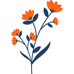 Organic Floral Element