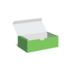 Unick shoe box 3D template, vector file
