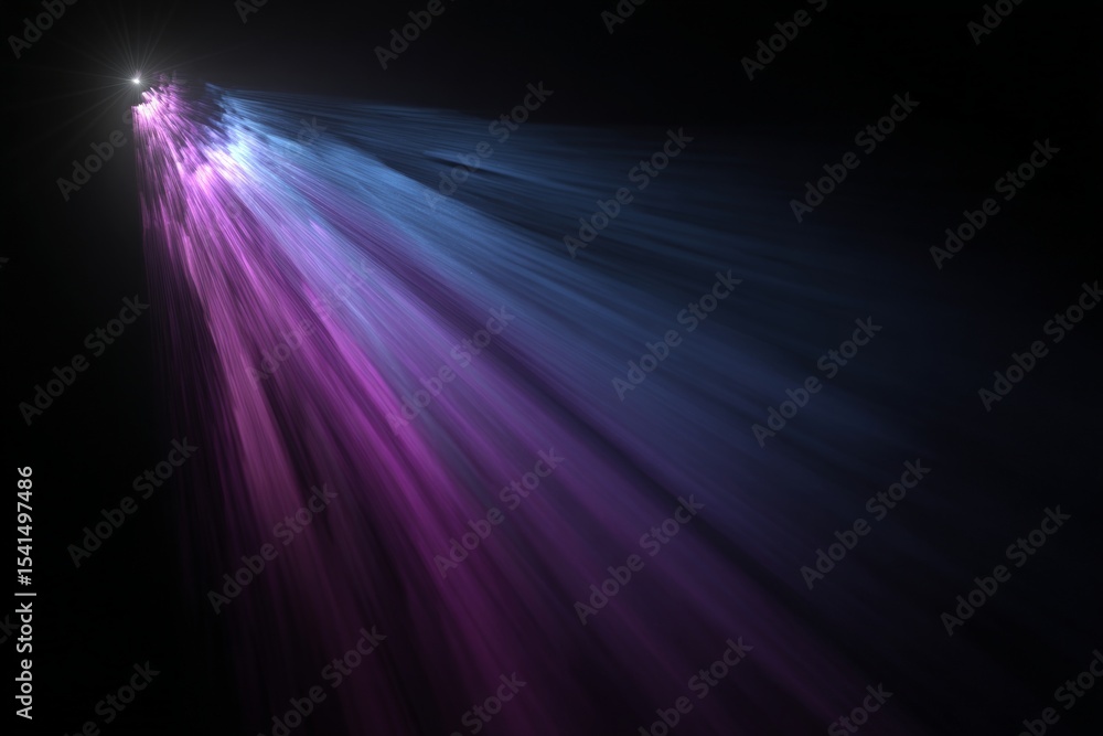Wall mural abstract light rays gradient design