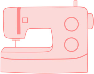 sewing machine vector illustration