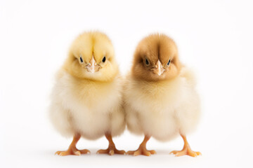Obraz premium two little chickens