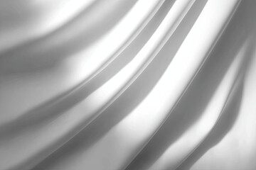 Abstract white background with soft blurred light and shadow lines, transparent PNG for website headers mobile apps UI designs 