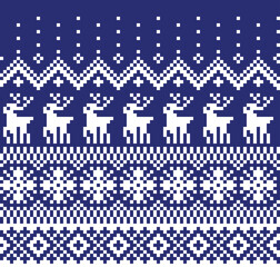 seamless knitted pattern