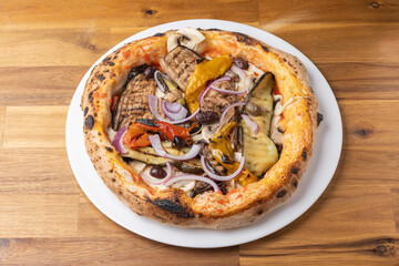 Pizza végétarienne plat traditionnel italien