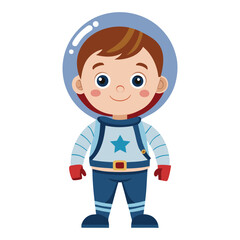 Space explorer kid