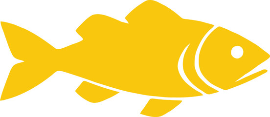 abstract,fish,yellow,minimalist,geometric,vector,digital art
