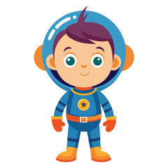 Space explorer kid