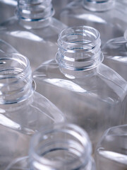Plastic Bottle Packaging for Beverage Manufacturing.