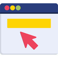 Web Portal Vector Icon Design 