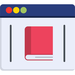 Online Education Vector Icon Design