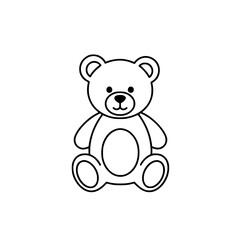 Obraz premium teddy bear icon