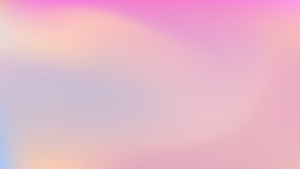 Light pink gradient iridescent background. Rainbow colored