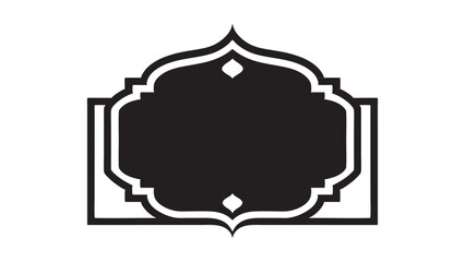 Royal Arch Border with Ornamental Pattern