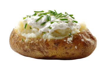 Comforting sour cream baked potato