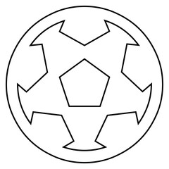 Football Icon Icon Line