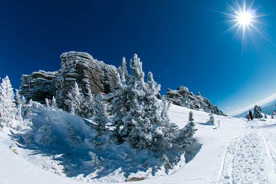 winter mountain landscape