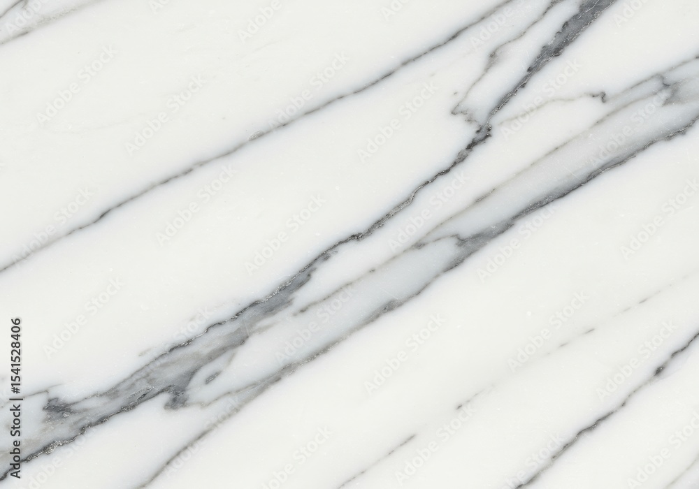 Poster white marble surface with gray veins, diagonal pattern for background or texture use