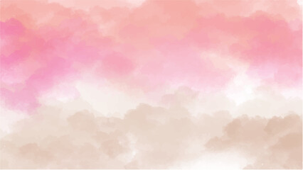 Pink watercolor background with copyspace for your design. vector.