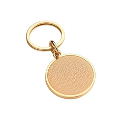 golden key on white background