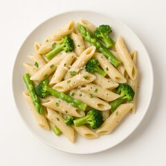 Penne Pasta with Broccoli and Cream Sauce
