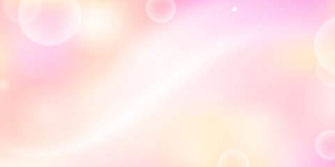 Whimsical abstract peach-pink gradient with glow streak and smooth blur. Ethereal light design with magical mood.