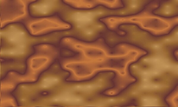 This abstract texture showcase warm earth tones with a molten, organic pattern