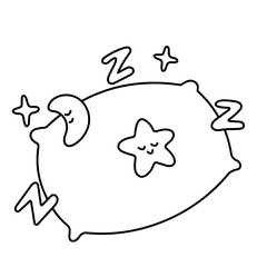 Sleep well illustration