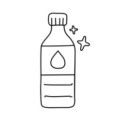 Bottle of water illustration