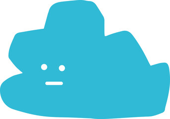 cloud computing concept blue cloud