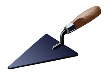 Robust Planting Tool with Wood Handle