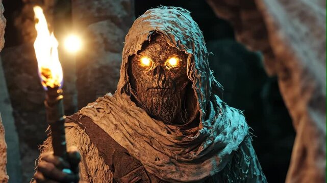 devil for halloween on dark background