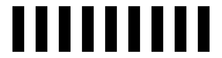 Black Vertical Road Stripes for Traffic Marking