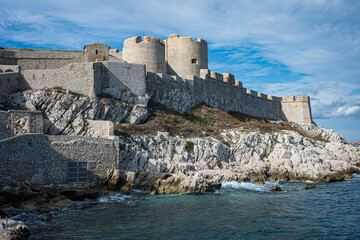 The infamous Chateau d'If, Marseille, France