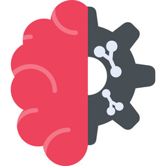 Machine Learning Vector Icon Design
