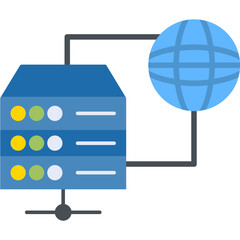 Data Network Vector Icon Design