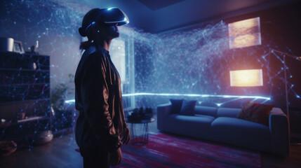 Immersive Virtual Reality Experience in Futuristic Setting