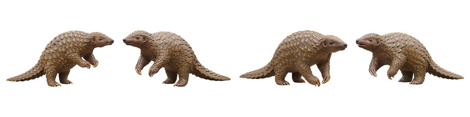 Obraz premium Two Mongoose Pair: Two mongooses engaging in playful interaction, with textured fur and alert eyes, captured in a crisp, high-angle perspective against a minimalist backdrop.