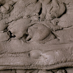 Raw clay texture background