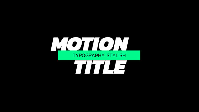 Stylish Title 2